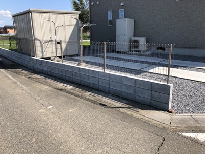 加須市のフェンス工事