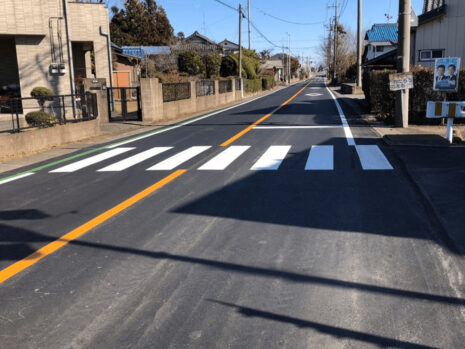 埼玉県幸手市　幸手市役所 市道2-13号線道路舗装工事 NO.1971