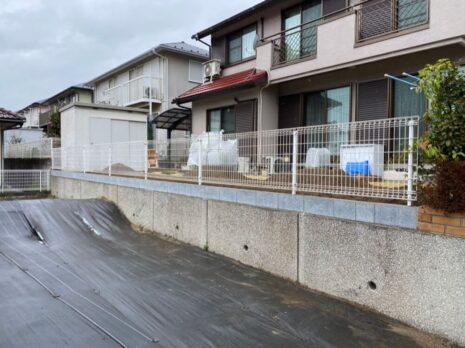 埼玉県飯能市　土留めブロック工事 NO.1988
