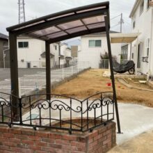 サイクルポート工事 NO.1990の施工写真メイン