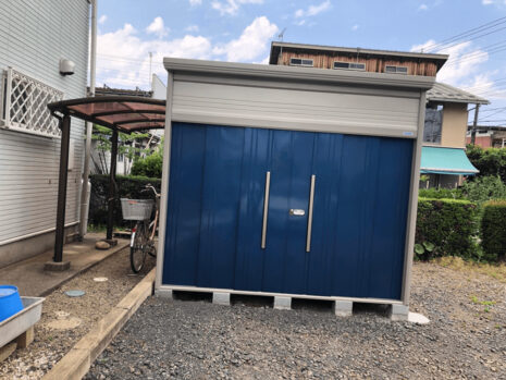 【白岡市】　物置工事 NO.2030