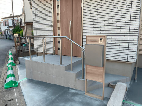 埼玉県春日部市　新築外構工事 NO.2134