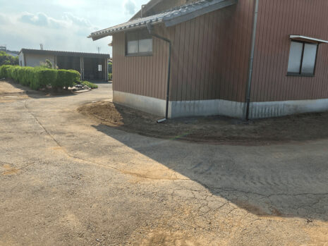 千葉県野田市　垣根伐根工事 NO.2132