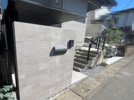 埼玉県さいたま市　新築外構工事 NO.2405
