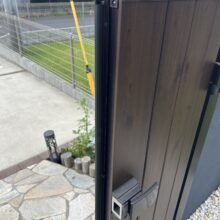 門扉   戸渡り補修工事 NO.2504の施工写真1