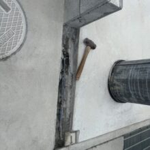ブロック解体　モルタル補修工事 NO.2503の施工写真2