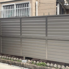 目隠しフェンス工事 NO.2495の施工写真メイン