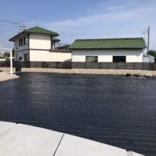 土間コンクリート工事　防草シート工事　NO.2511の施工写真2