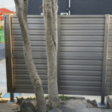 目隠しフェンス工事 NO.2495の施工写真3