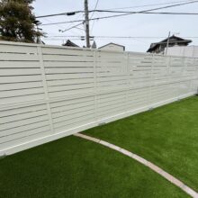 ヨーロピアン風の新築外構　NO.2509の施工写真3
