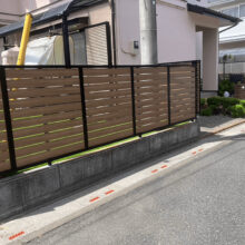 目隠しフェンス・人工芝工事 NO.2494の施工写真3
