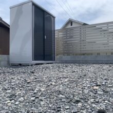 稲葉物置　MJ X-159E シンプリー施工　No.2523の施工写真メイン