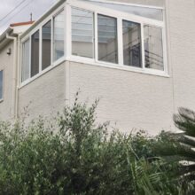 北本市_晴れもようWITH600タイプF型体バルコニー天端設置No.2547の施工写真2