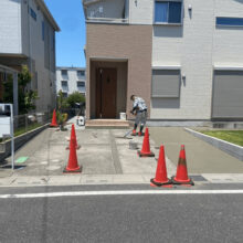 駐車場拡張工事　No.2542の施工写真3