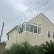 北本市_晴れもようWITH600タイプF型体バルコニー天端設置No.2547の施工写真メイン