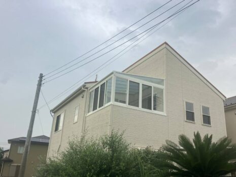 埼玉県北本市　北本市_晴れもようWITH600タイプF型体バルコニー天端設置No.2547