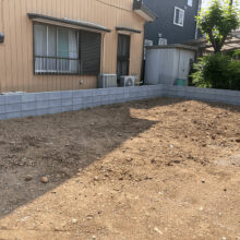 ブロック積み工事 NO.2522の施工写真メイン