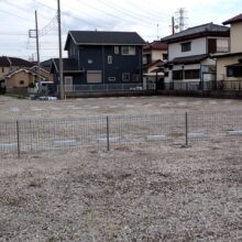 駐車場工事　メッシュフェンス工事　No.2517の施工写真1
