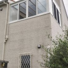 北本市_晴れもようWITH600タイプF型体バルコニー天端設置No.2547の施工写真3