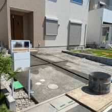 駐車場拡張工事　No.2542の施工写真2