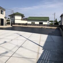 雑草対策(防草シート)施工　No.2574の施工写真1