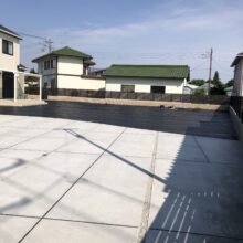 雑草対策(防草シート)施工　No.2574の施工写真メイン