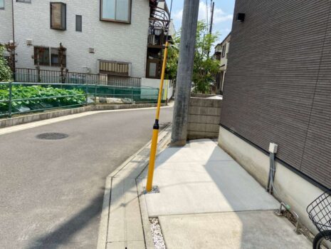 埼玉県草加市　雑草対策　土間コンクリート工事No.2553