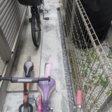 雑草対策(土間コンクリート)工事　施工前No.2568の施工写真1