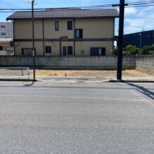 歩道切り下げ　アスファルト舗装工事No.2552の施工写真1
