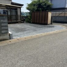 既存ブロック撤去・お庭c40-0整地　No.2561の施工写真2