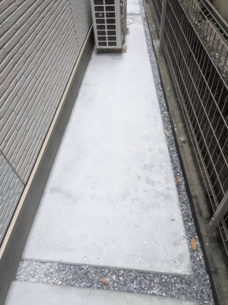 東京都西東京市　雑草対策(土間コンクリート)工事　施工前No.2568