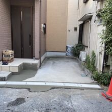 駐車場拡張工事　No.2579の施工写真2