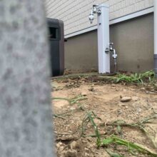 散水栓→立水栓変更工事　No.2562の施工写真メイン