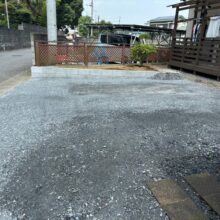 既存ブロック撤去・お庭c40-0整地　No.2561の施工写真メイン