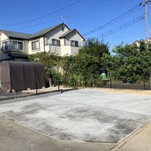 駐車場拡張工事とお庭のリフォーム外構工事　No.2594の施工写真1