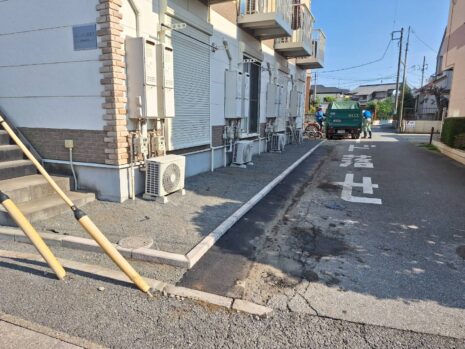千葉県我孫子市　縁石のブロック修繕工事 No.2609