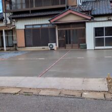 リフォーム外構工事【ブロック塀撤去・駐車場 土間コンクリート】No.2600の施工写真メイン