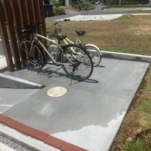 外構リフォーム　【駐輪スペース施工】No.2596の施工写真メイン