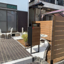 外構リフォーム工事　【クローズ外構からオープン外構】　No.2589の施工写真メイン