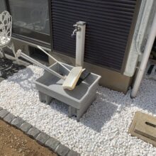 外構リフォーム工事　【クローズ外構からオープン外構】　No.2589の施工写真1