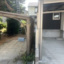 【フェンス修繕工事】LIXIL　ライシスフエンス８型 No.2612の施工写真メイン