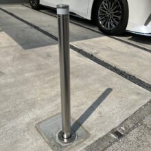 【駐車場工事】ｽﾍﾟｰｽｶﾞｰﾄﾞS48型 埋込式 ｷｰ付 標準 LNG01　No.2610の施工写真2