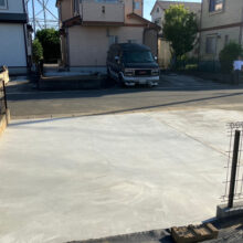 駐車場拡張工事とお庭のリフォーム外構工事　No.2594の施工写真メイン