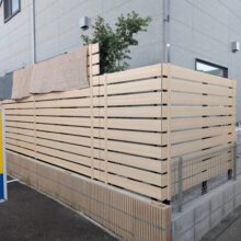 【マイティウッド デコII】目隠しフェンス増設 No.2595の施工写真1