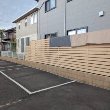 【マイティウッド デコII】目隠しフェンス増設 No.2595の施工写真2