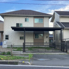 カーポート工事【LIXIL カーポートSW 2台用　間口延長】No.2621の施工写真メイン