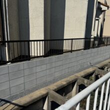 ブロック塀　改修工事　No.2619の施工写真メイン