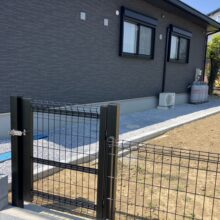 平屋の新築外構工事　No.2620の施工写真2