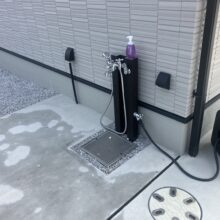 新築外構工事【オープン外構】　No.2625の施工写真1