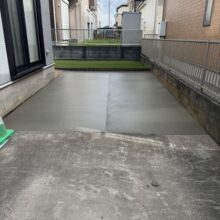 花壇撤去　駐車場拡張工事　No.2629の施工写真メイン